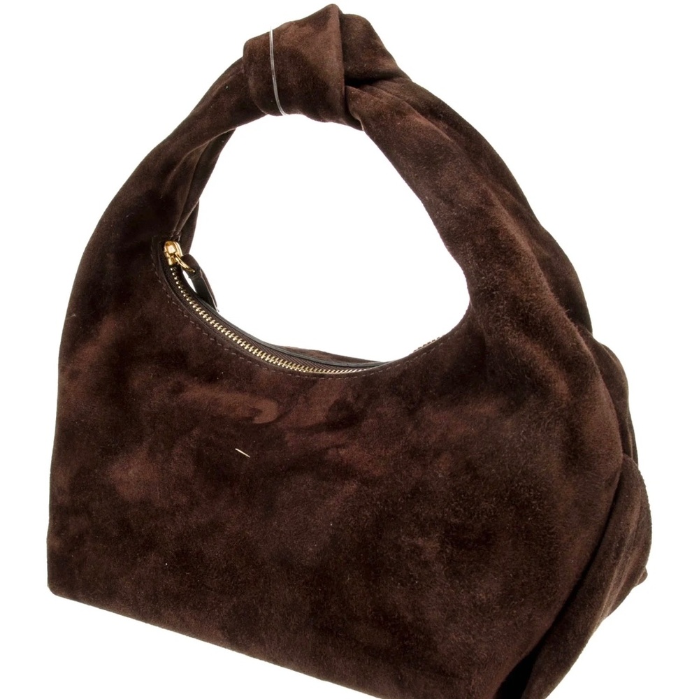 Khaite  Small Beatrice Suede Hobo Bag